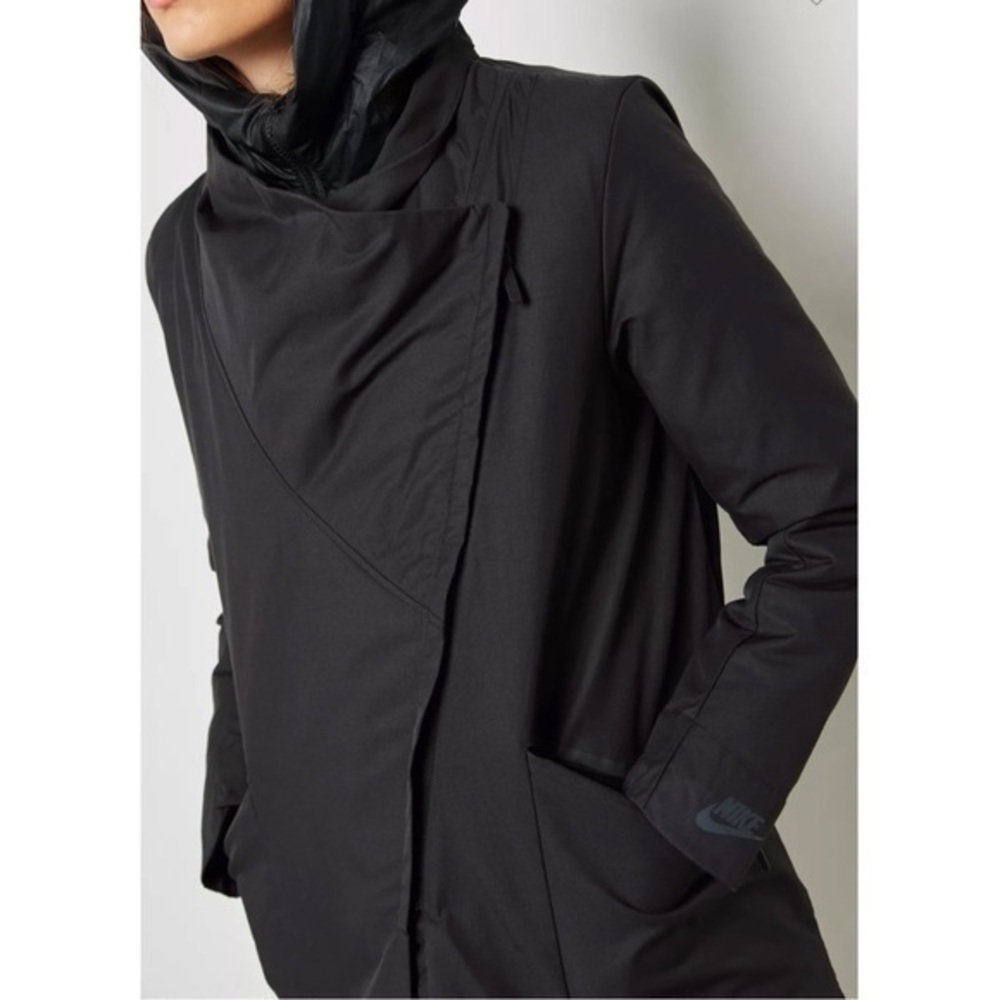 NIKE AeroLoft 3in1 Parka Jacket Soft Shell Jacket in Black Women's Size Small - Picture 15 of 16